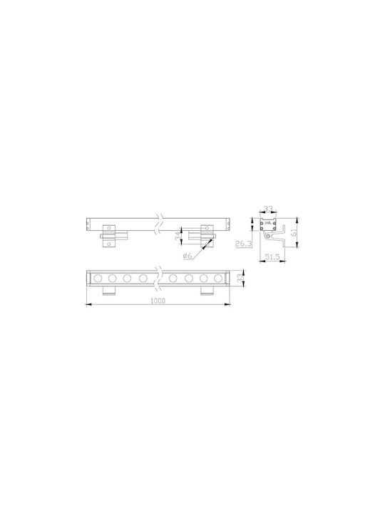 Zambelis Lights Iluminat Exterior Montat Pe Perete Spotlight IP66