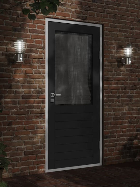 vidaXL Wandmontierte Außenleuchte E27 IP44 15x15x33.5εκ.