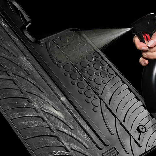 Gledring Set of Front and Rear Mats 4pcs for Peugeot 207 2006-2012 Black