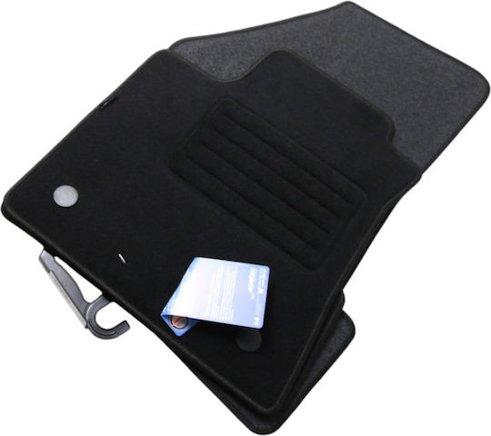 Petex Set of Front and Rear Mats 4pcs for Renault Megane 2016 Black