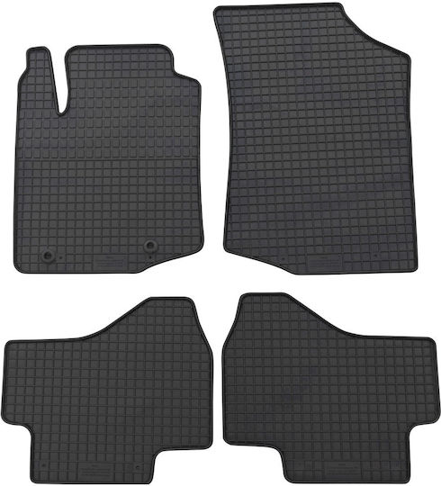 Petex Set of Front and Rear Mats 4pcs for Toyota Aygo 2014+ Black