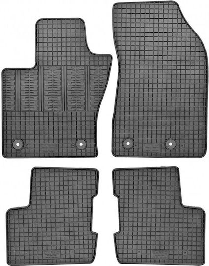 Cik Σετ Μπροστινά και Πίσω Πατάκια 4τμχ για Peugeot Expert Citroen Jumpy 2006+ Μαύρα