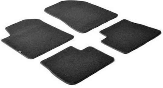 Lampa Set of Front and Rear Mats 4pcs for Alfa Romeo Giulietta 2021+ Black