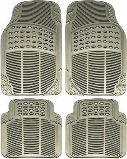 Autoline Set of Front and Rear Mats Universal 4pcs Fimé Transparent / Gray
