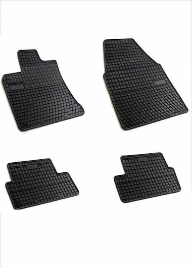 Frogum Set of Front and Rear Mats 4pcs for Peugeot 307 2001-2008 Black