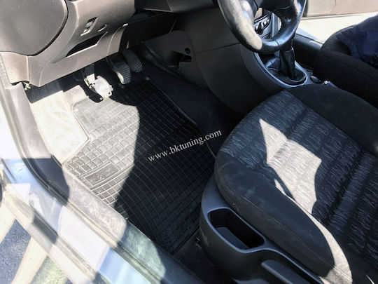 Frogum Set of Front and Rear Mats 4pcs for Peugeot 307 2001-2008 Black