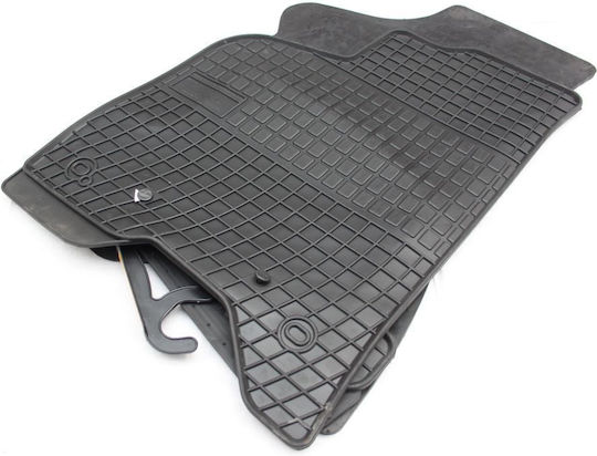 Frogum Σετ Μπροστινά και Πίσω Πατάκια 4τμχ για Chevrolet Spark 2009-2015 Μαύρα