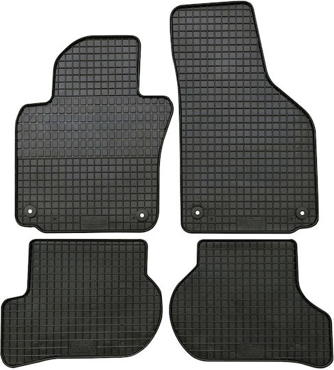 Petex Set of Front and Rear Mats 4pcs for Mercedes-Benz V Volkswagen Golf / Scirocco 2005-2011 Black