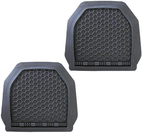 Autoline Rear Mats Universal 2pcs Tray Type Gray
