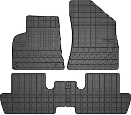 Frogum Σετ Μπροστινά και Πίσω Πατάκια 4τμχ για Peugeot 3008 2009-2016 Μαύρα