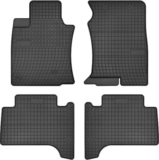 Frogum Set Covorașe Față și Spate 4buc din Furtun pentru Toyota Croazieră pe uscat 2009 Negre
