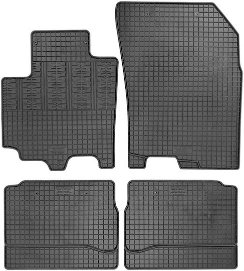 Cik Σετ Μπροστινά και Πίσω Πατάκια 4τμχ για Suzuki Vitara 2013 Μαύρα