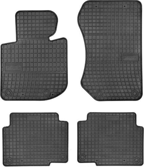 Frogum Set of Front and Rear Mats 4pcs for BMW Series 3 1991-1998 Black