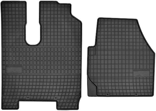 Frogum Front Mats 2pcs for Mercedes-Benz Actros Black