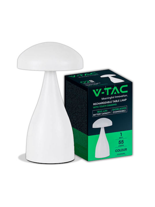 V-TAC Διακοσμητικό Φωτιστικό LED Ρυθμιζόμενο Λευκό 120εκ.