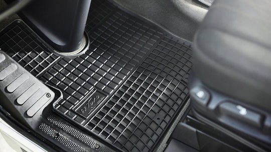 Frogum Set of Front and Rear Mats 4pcs for Alfa Romeo Stelvio 2016 Black