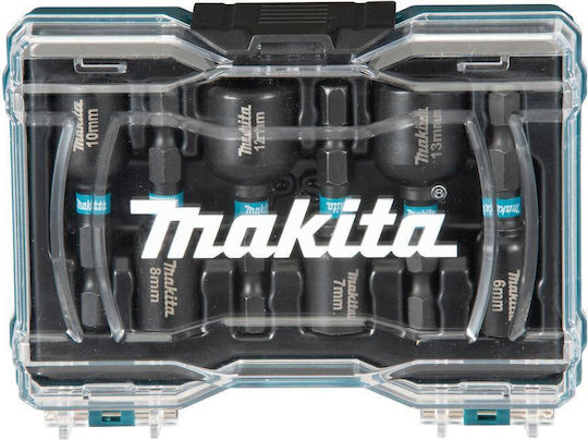 Makita Hexagon Socket 1/4" 6pcs