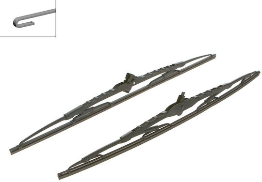 Bosch 682 Front Set Car Wiper Blades 550mm 530mm