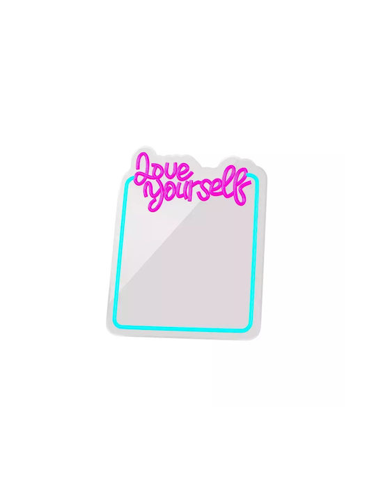 Forever Light Neon Διακοσμητικό Φωτιστικό LED Θερμό Λευκό Love 18εκ.