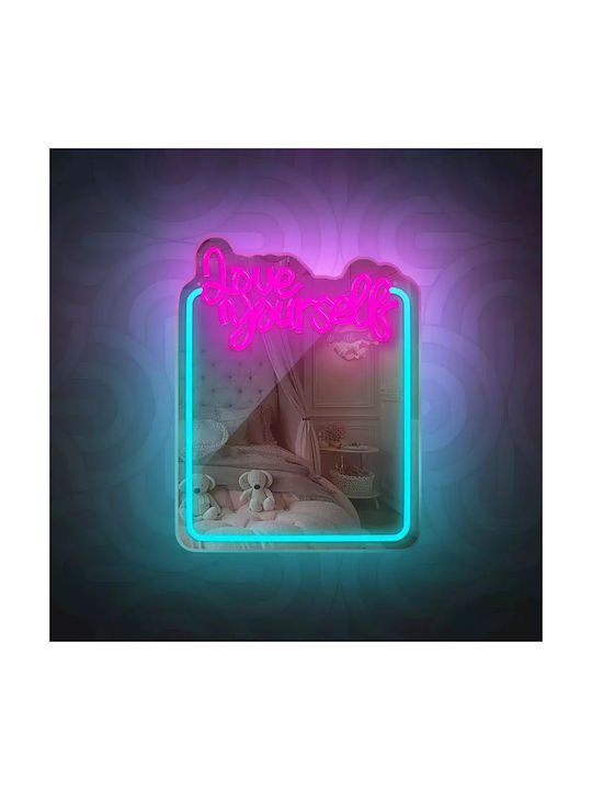 Forever Light Neon Διακοσμητικό Φωτιστικό LED Θερμό Λευκό Love 18εκ.