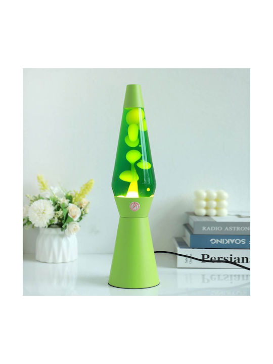 I-Total Decorative Lamp Lava Lamp Green