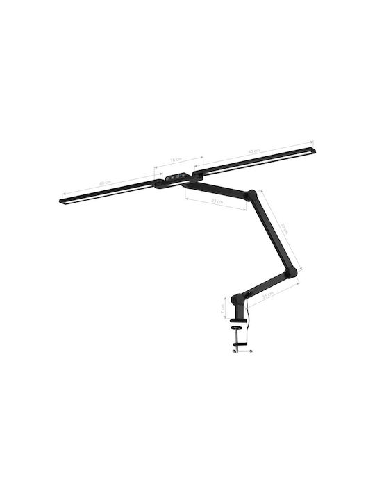 Glow Lab LED Schreibtischlampe in Schwarz Farbe