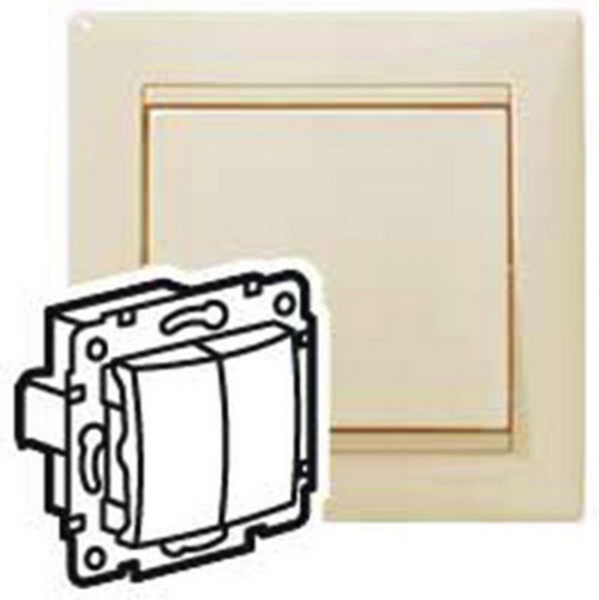 Legrand Valena 08 Recessed Electrical Wall Switch Two-Way Without Frame Aller Retour Ivory