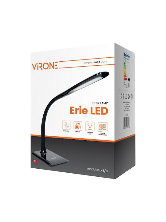 Orno LED Schreibtischlampe in Schwarz Farbe