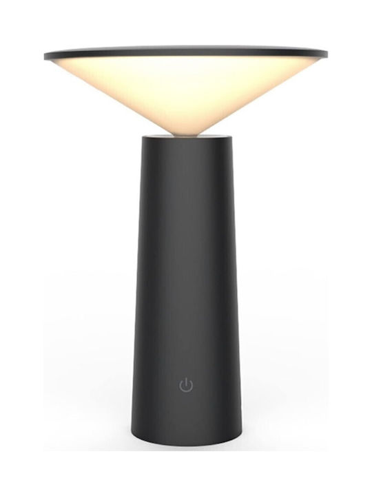 Led7 Διακοσμητικό Φωτιστικό Mushroom LED Ρυθμιζόμενο Λευκό Μανιτάρι 14x14x19εκ.