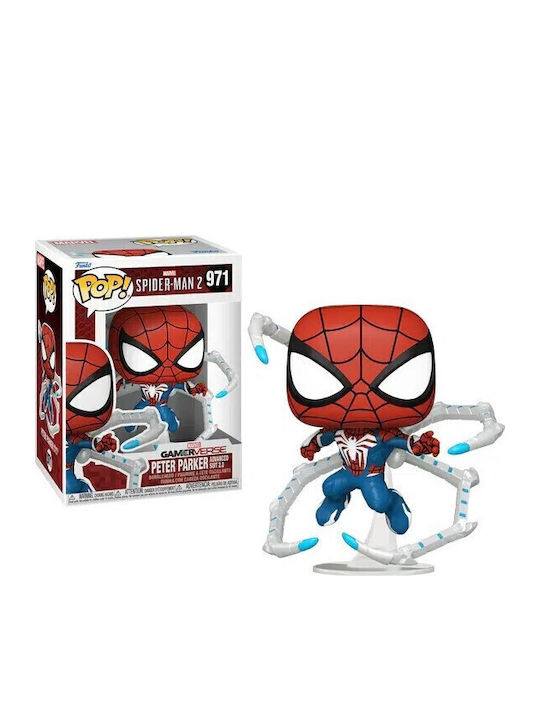 Funko Поп! Marvel: Спайдър-мен 2 - Peter Parker Разширен костюм 2.0 971 Люлееща се глава
