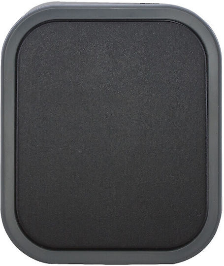 Abex Waterproof Wall Switch Lighting One-Way with Frame Black