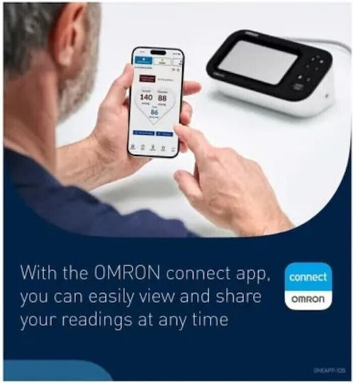 Omron M7 Intelli IT AFib Electronical Blood Pressure Monitor Arm with Arrhythmia Detection & Bluetooth HEM-7380T1-EBK