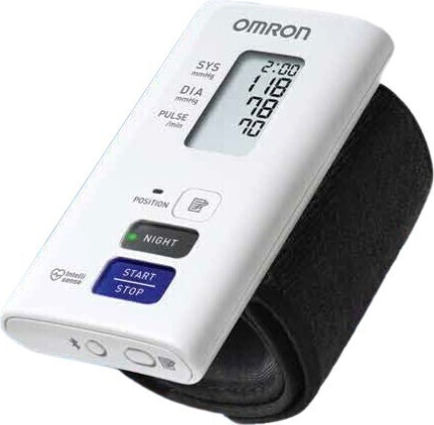 Omron NightView Electronical Blood Pressure Monitor Wrist with Arrhythmia Detection HEM-9601T-E