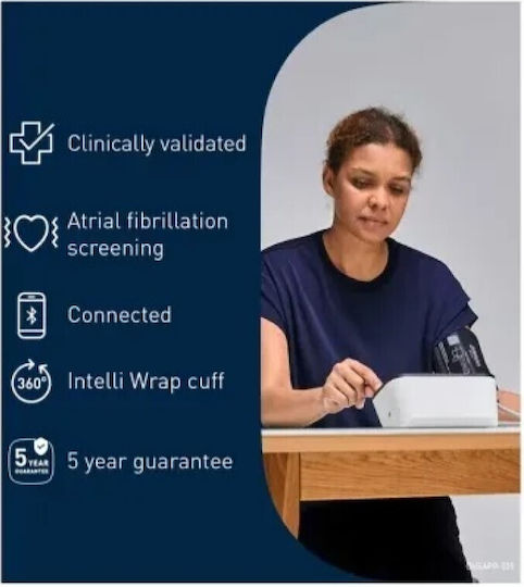 Omron M7 Intelli IT AFib Electronical Blood Pressure Monitor Arm with Arrhythmia Detection & Bluetooth HEM-7380T1-EBK