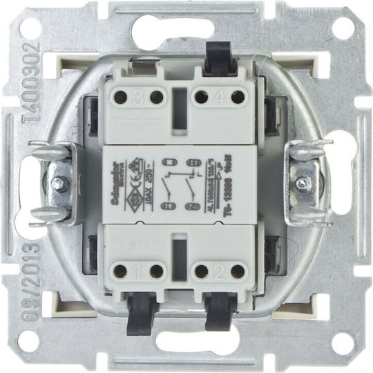 Schneider Electric Recessed Wall Switch Lighting without Frame Ecru