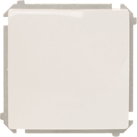 Kontakt-Simon Recessed Wall Switch Single Without Frame White