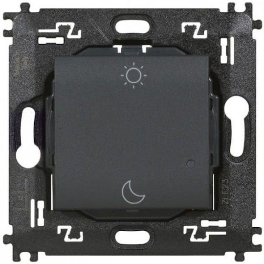 Bticino Wall-mounted Basic Wall Switch Single without Frame Gray