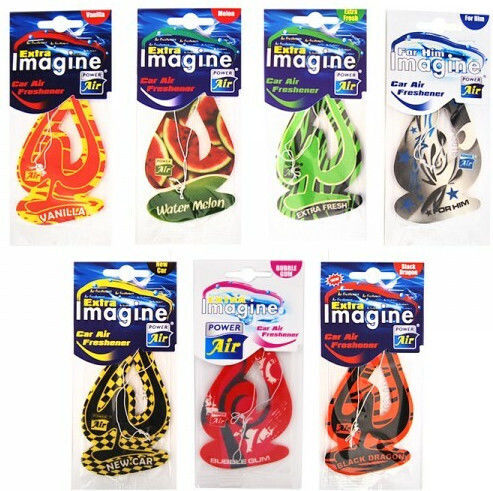 Autoline Car Air Freshener Tab Pendand Power Air Extra Imagine New Car