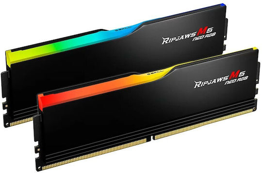 G.Skill Ripjaws M5 Neo DDR5 32GB RAM με 2x16GB Modules και Ταχύτητα 6000 για Desktop