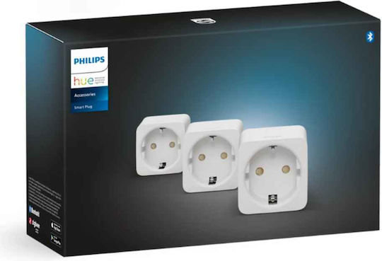 Philips Power Socket White 3pcs