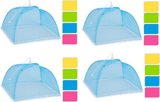 Set 4 Capace pentru Alimente Excellent Houseware Poliester Metal 45x45x28 Cm Multicolor