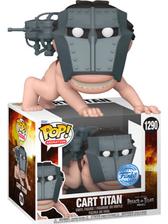 Funko Pop! Supersized 10" Animation: Attack on Titan - Cart Titan 1290 Special Edition