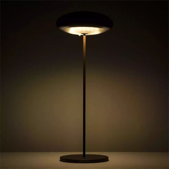 Ready NUVOLA Metal Table Lamp LED with Black Shade and Base