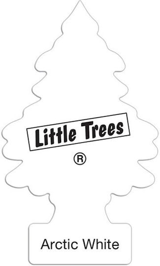 Little Trees Αρωματική Καρτέλα Κρεμαστή Αυτοκινήτου Arctic White