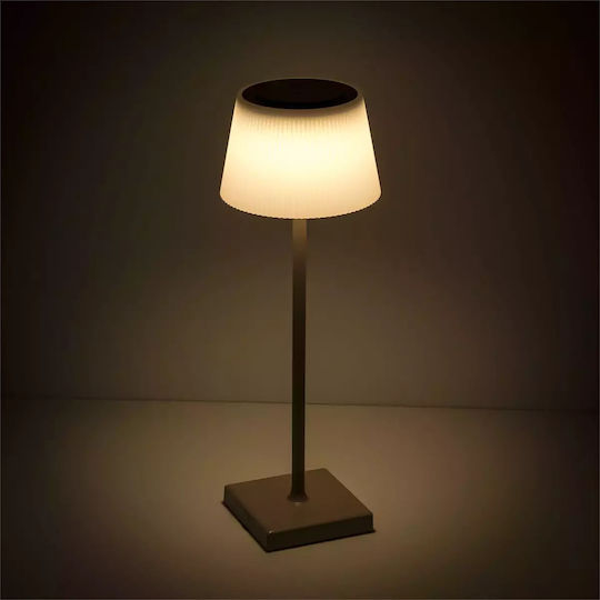 Century Lampă de masă LED cu Abajur Maro și Bază