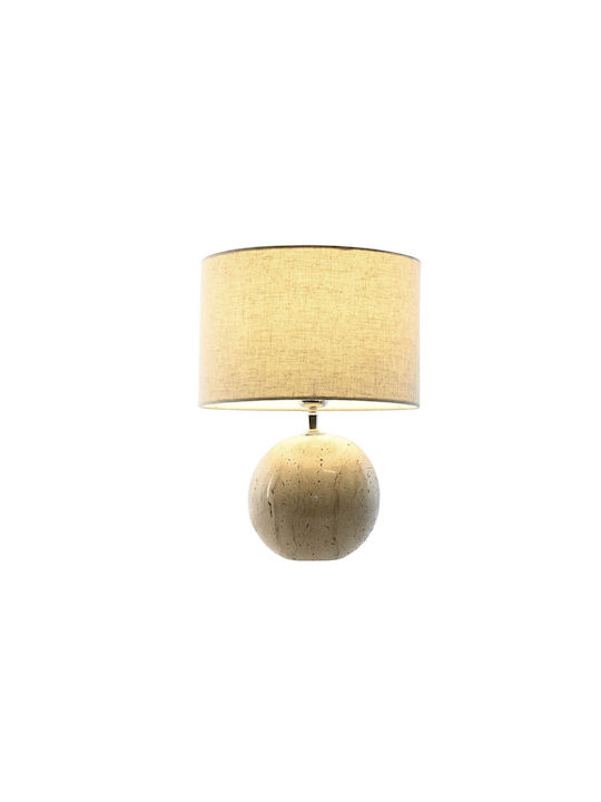 Home Esprit Table Lamp with Beige Shade and Base