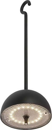 Sompex Metal Table Lamp LED with Black Shade and Base