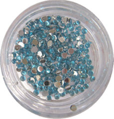 AGC Strass for Nails in Light Blue Color 6pcs