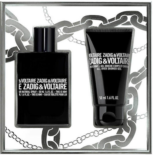 Zadig & Voltaire This Is Him! Мъжки Комплект с Eau de Toilette 2бр