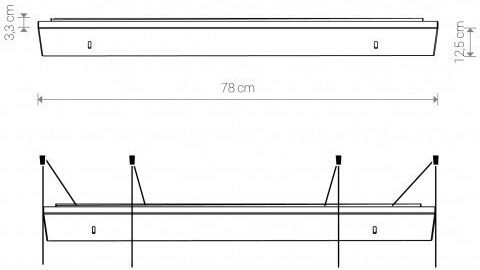 Ceiling Light Base Ip20 Cameleon Canopy D 780 Nowodvorski 8553 White